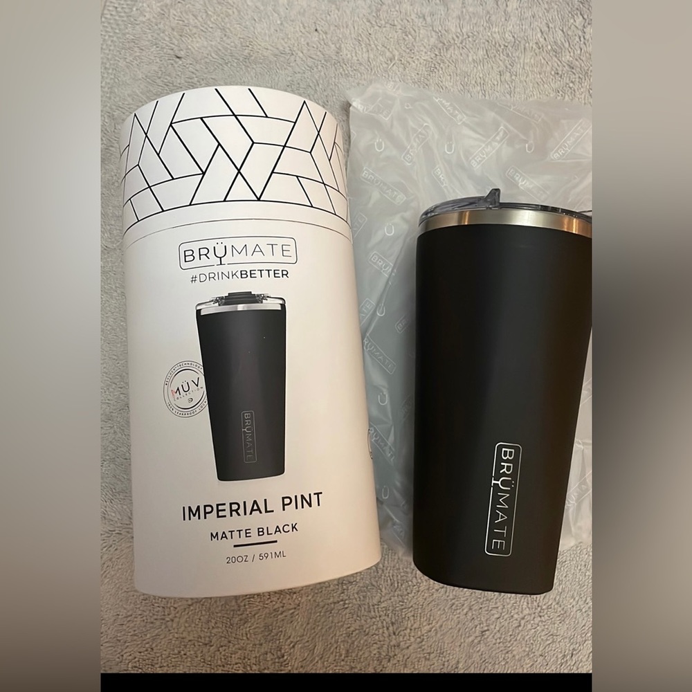 Brand new brumate imperial pint matte black 20oz